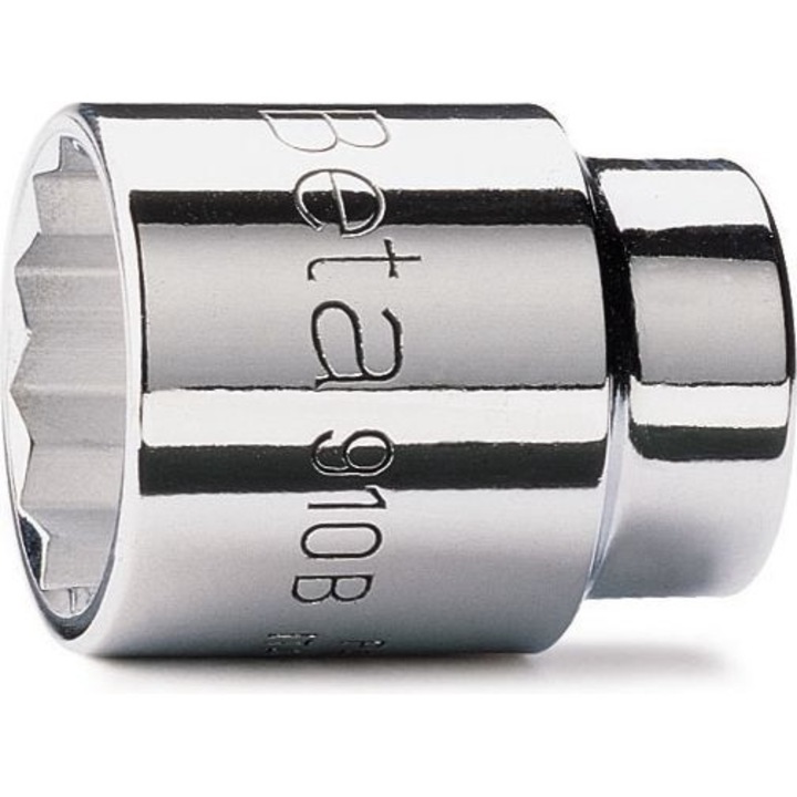 Carota, Beta Tools, 12 puncte 3/8" 22 mm, Gri
