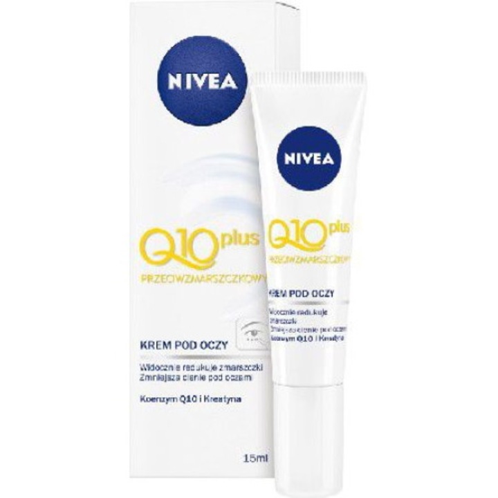 Crema anti-rid pentru ten matur, Nivea, Coenzima Q10, Femei, 15 ml