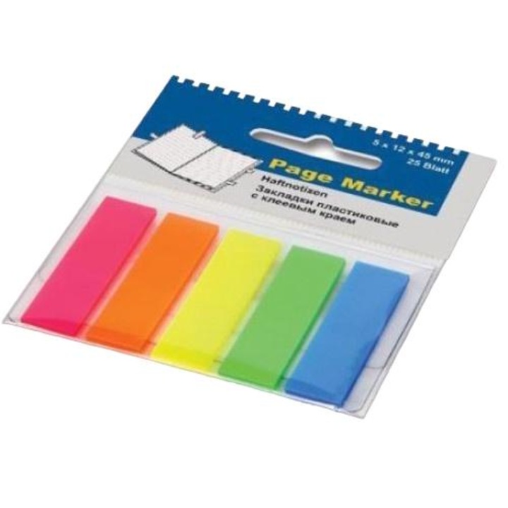 Index autoadeziv, KOH I NOOR, 45x15mm, Multicolor