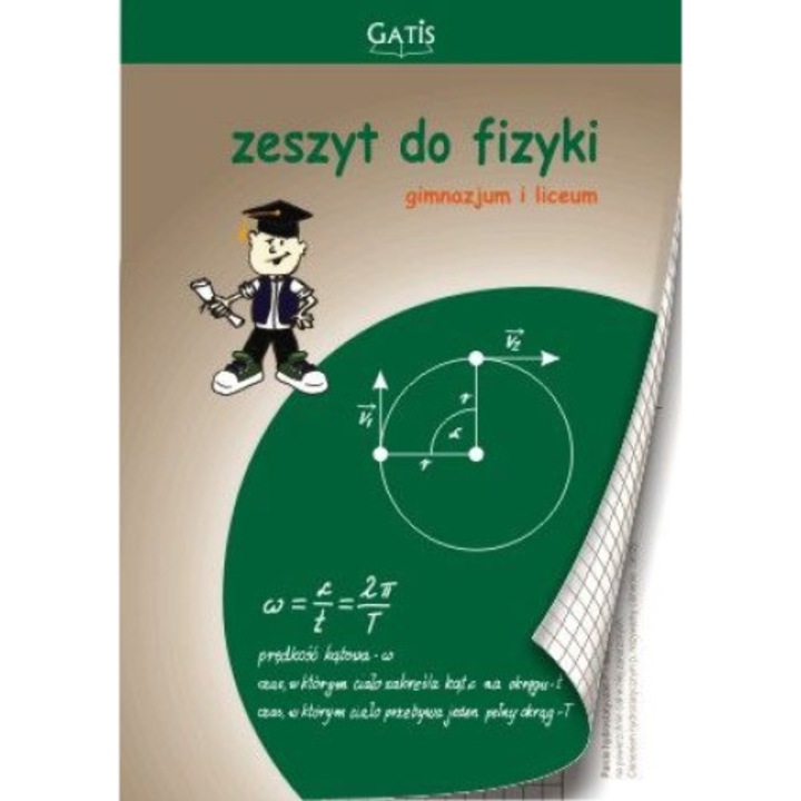 Caiet, Gatis, A5, Verde