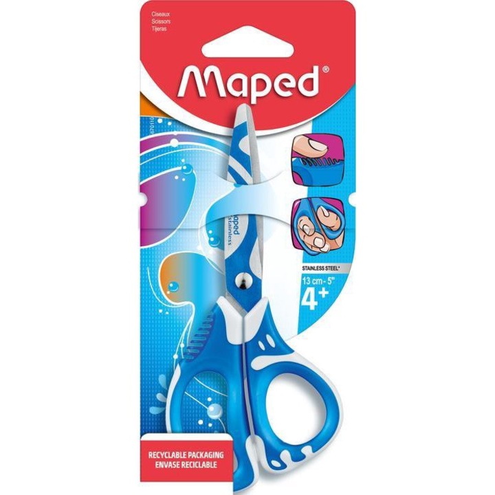 Foarfeca, Maped, 13cm, Albastru