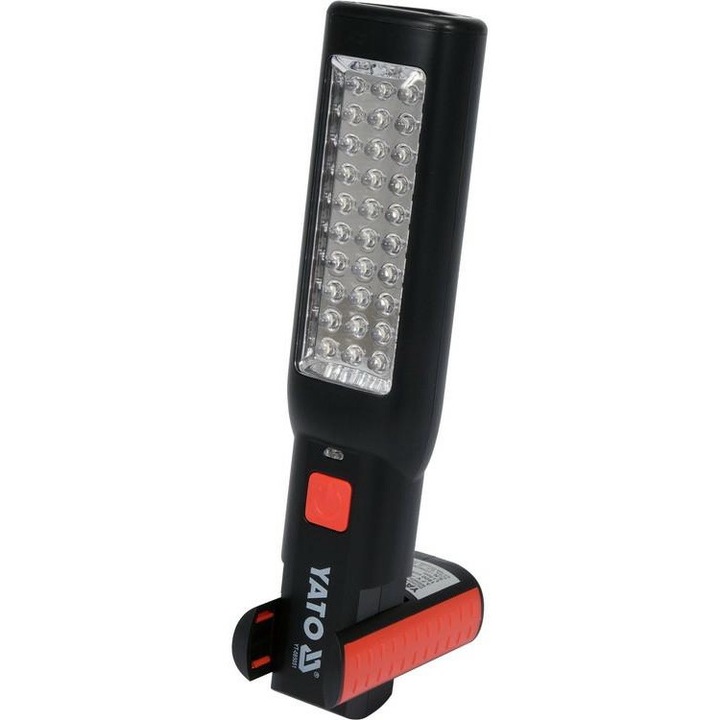 Лампа за работилница YATO, 30 + 7 led, 100 LM, акумулаторна
