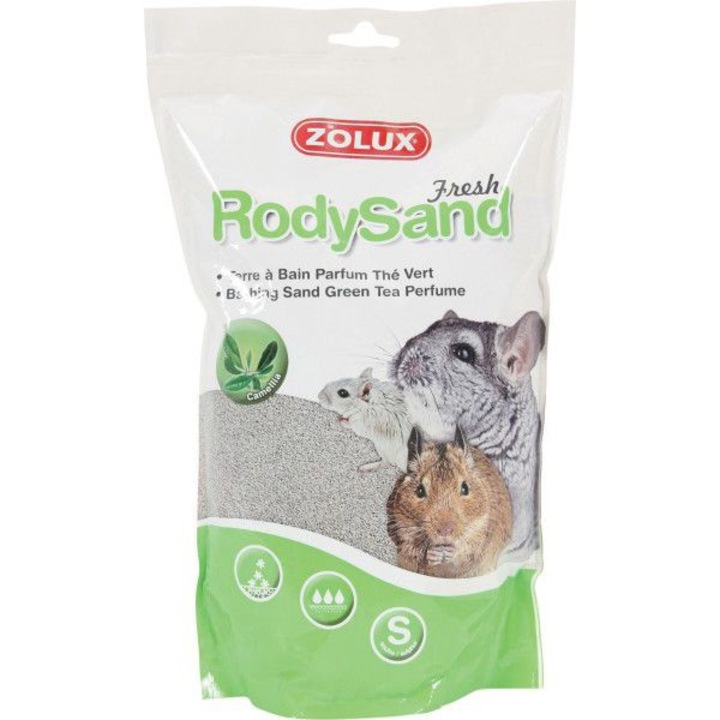 Nisip pentru rozatoare, Zolux, Argila, Ceai verde, 2 l