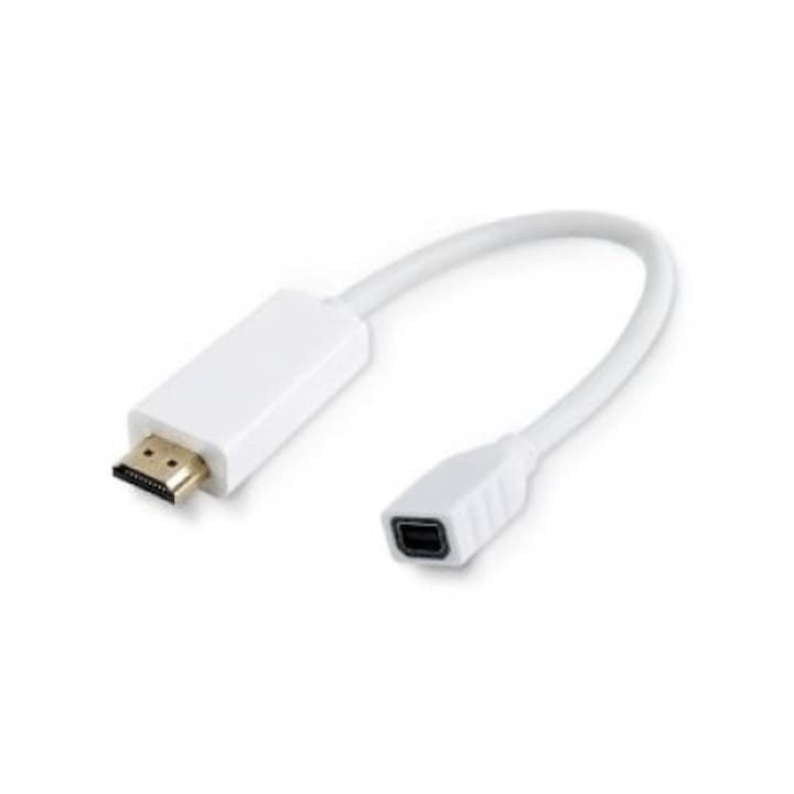 DisplayPort Mini-HDMI AV-adapter, MicroConnect, fehér