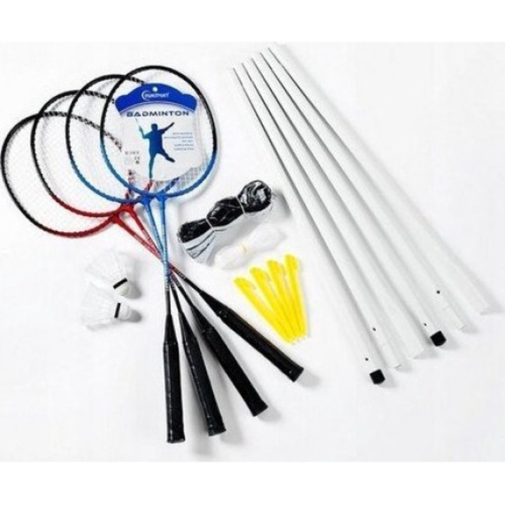 Пълен комплект за бадминтон за четири човека, Tactical, Multicolor