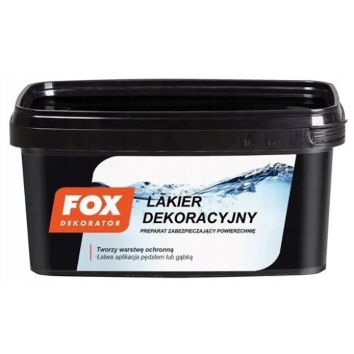 Díszlakk, FOX, 1 l, Átlátszó