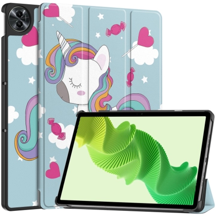 Калъф fixGuard 3Fold, smartcase Stand за Realme Pad 2, Unicorn