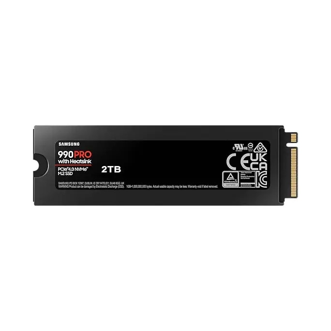 SSD Samsung PCie g4 M.2 nvme 2TB w/hs/990 pro - eMAG.ro