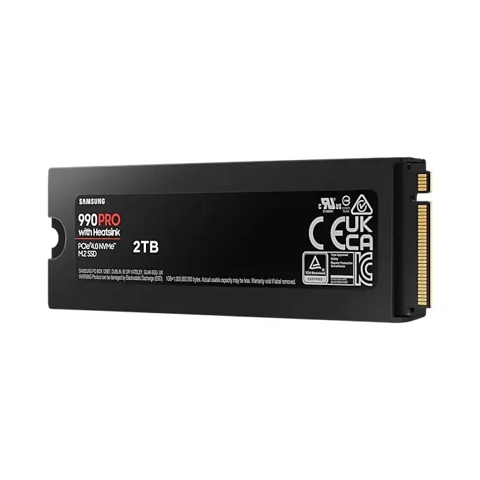 SSD Samsung PCie g4 M.2 nvme 2TB w/hs/990 pro - eMAG.ro