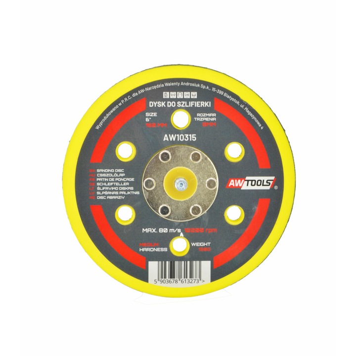 Disc de slefuit, Awtools, Laminat, 150 mm