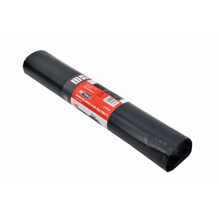 10 db szemeteszsákos készlet, AwTools, 240 L