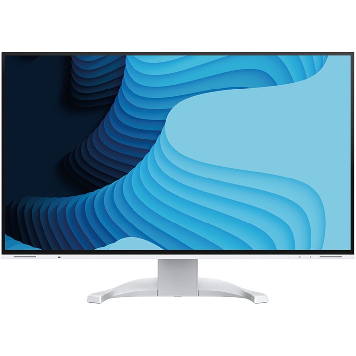 Монитор EIZO EV2740X-WT, 27'', IPS LED Panel, 16:9, 3840x2160 (4K UHD), 350cd/m2, 2000:1, 5ms, 60Hz, KVM, USB-C docking, DICOM tone curve, Auto EcoView, Speakers, PbP, 2x HDMI, DP, 2x USB-C, 4x USB, LAN, Audio, HAS, Swivel, Tilt, Pivot, VESA 10 EV2740X-WT