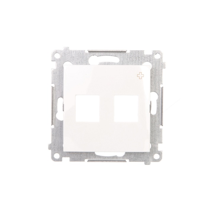 Capac priza, Kontakt-Simon, Dubla, Antibacteriana, Alb