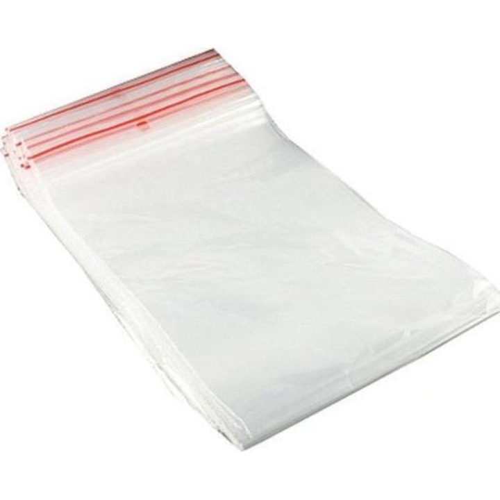 Set 100 pungi, Dalpo, 100x100 mm, Transparent