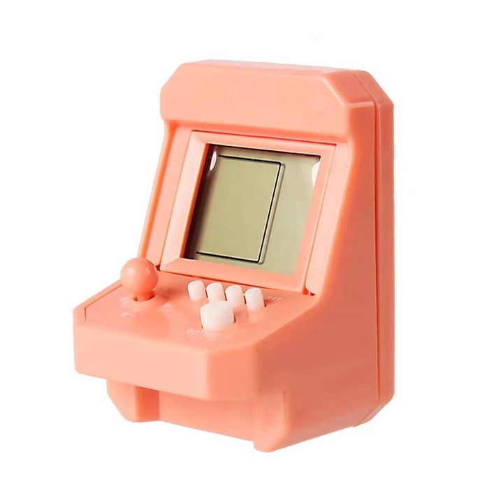 Játékautó kulcstartó, Gyanta/ABS, Narancs