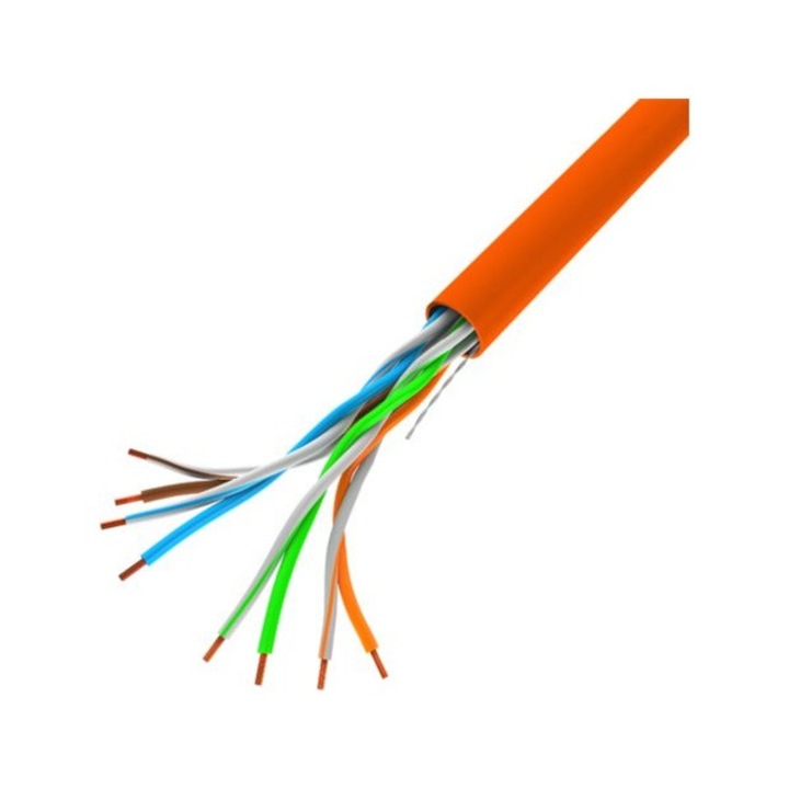 Lanberg LCU5-12CU-0305-O 305m Cat5e U/UTP AWG24 Fca PVC неекраниран оранжев стенен кабел