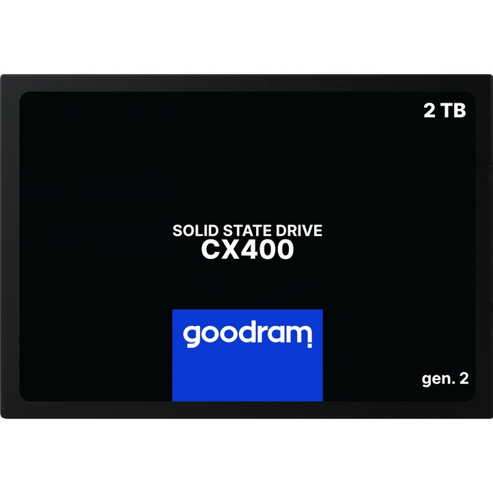 SSD, GoodRam, Model ATA3, 2TB, 2,5", SATA III, 550MB, 450MB/s, Negru