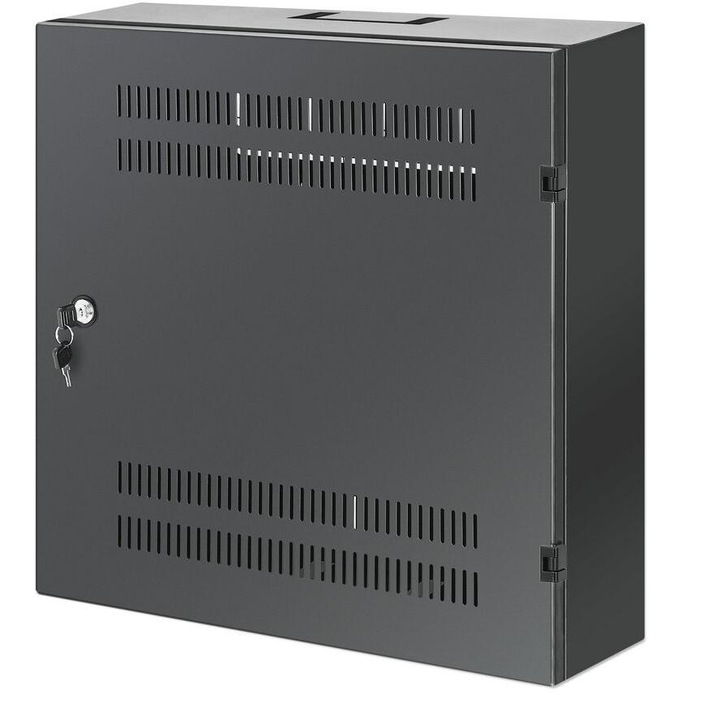 Intellinet 713689 állvány 2U/4U Falra szerelhető állvány Fekete (713689)