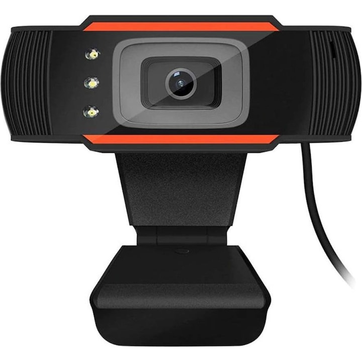 Webkamera, Strado, USB 2.0, fekete/piros