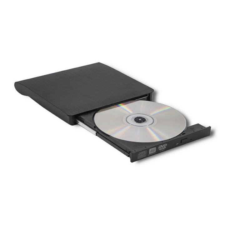 Unitate Externa De Scriere, Qoltec, 51857, Standard: Usb 3.0 Si Sata (Unitate), Tip Carcasa: Externa, Plastic, Utilizare: Redare Discuri Cd Si Dvd, 146 x 145 x 16 mm, Negru