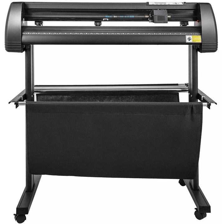 Плотер, 1350 mm, 3 ножа, 800 mm/s, USB, Signmaster, LCD дисплей, Алуминий, Черен