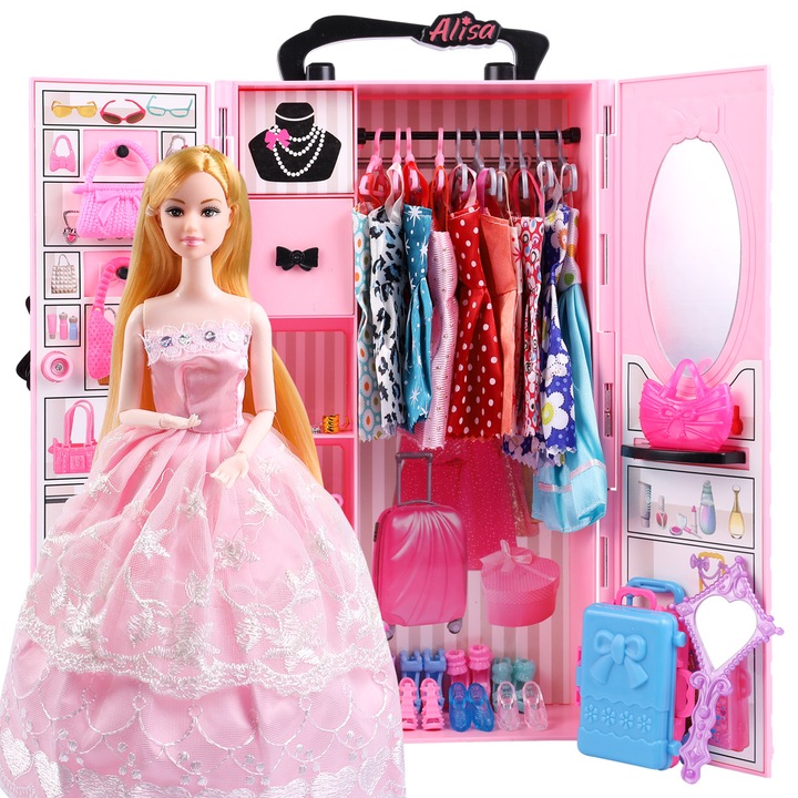 Set de jucarii Barbie, Acril, Multicolor