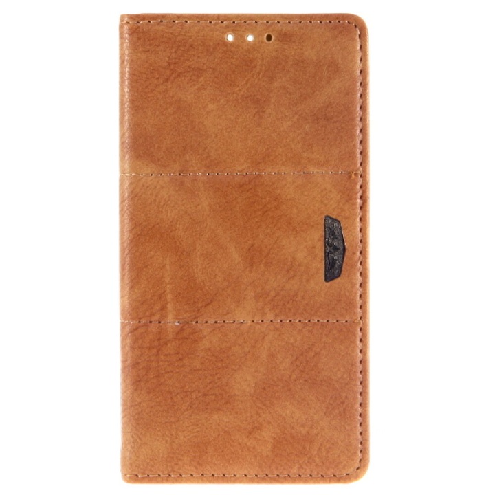 Husa de protectie din piele pentru HTC One A9 L491, Auriu