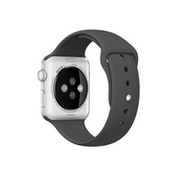 Curea compatibila cu Apple Watch 1/2/3/4, Bratara Sport, Silicon, 38mm, Negru