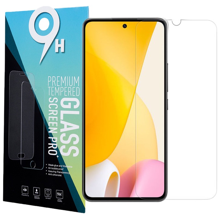 Huawei Nova 10 SE / Motorola Moto G52 / G72 / Xiaomi 12 Lite 5G / Poco M4 Pro 4G / M5s kompatibilis üvegfólia, előlapi, edzett, 9H, 0.3mm