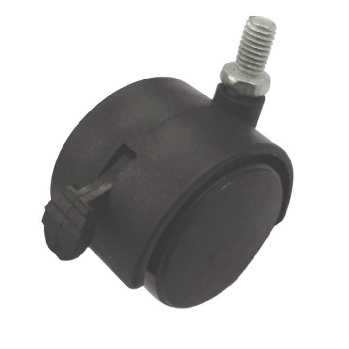 Roata mobila cu frana si surub, 40 mm, 4 buc / set