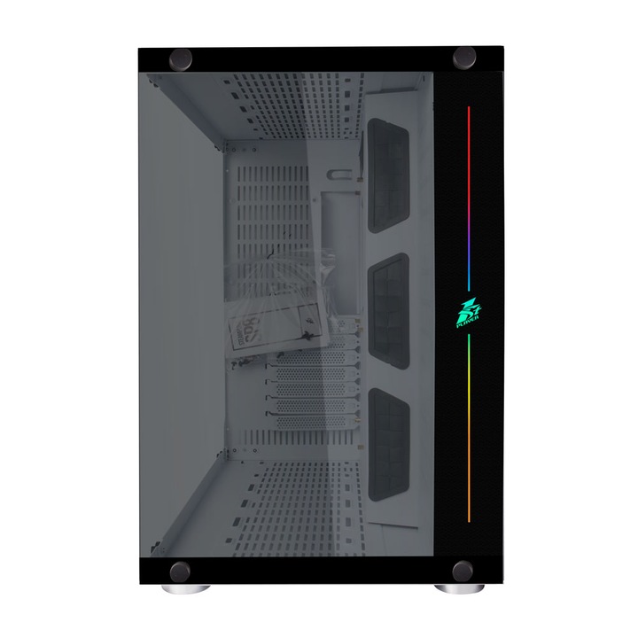 1stPLAYER Gaming SP8 SteamPunk tok, ARGB, Mid-Tower, tápegység nélkül, fehér színű