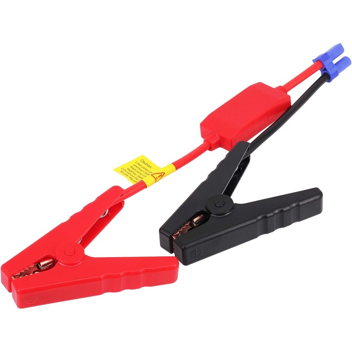 Кабел за стартиране на кола, 400/800A, дължина 30 см, съвместим с мултифункционален стартер, мед