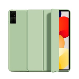 Husa Ultra Slim, Revomag, pentru Xiaomi Redmi Pad SE 11.0", TPU Smart Cover, Verde Menta