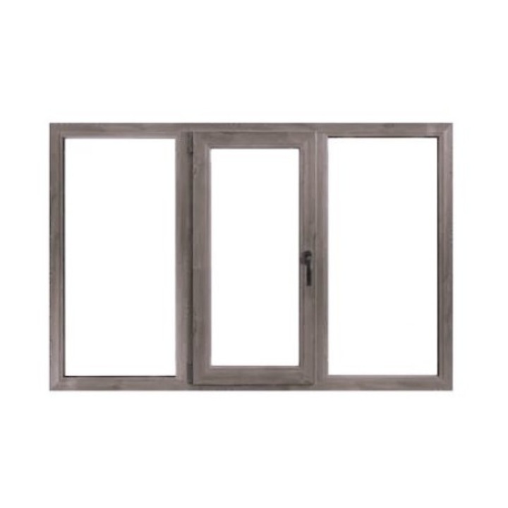 Fereastra PVC, Tamistef, 5 camere, 3 canate, stejar antik, dubla deschidere stanga, 1800x1150