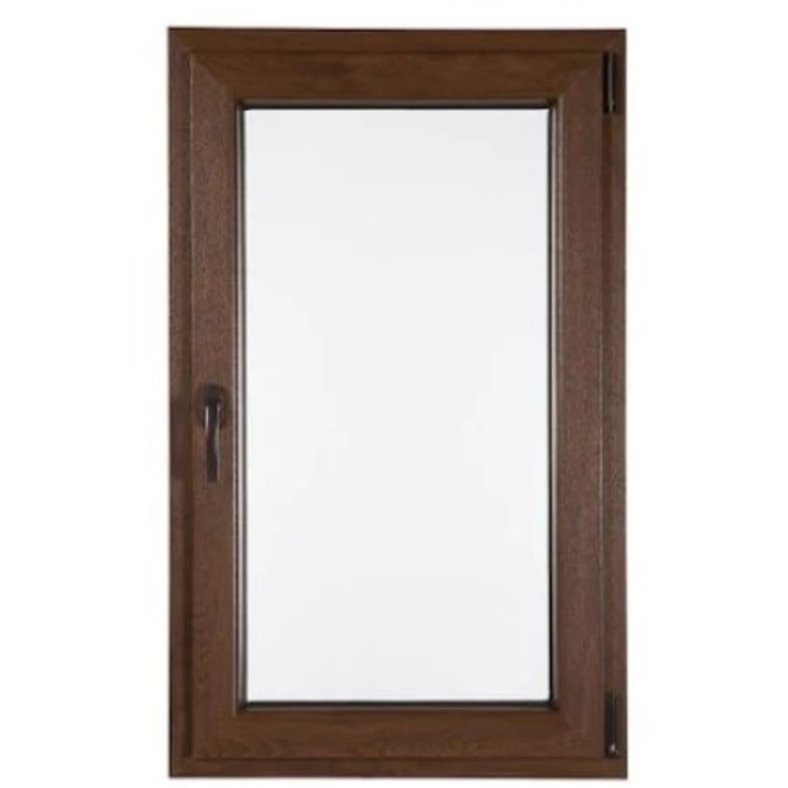 Fereastra PVC, Tamistef, 5 camere, 1 canat, nuc, dubla deschidere dreapta, 850x1980