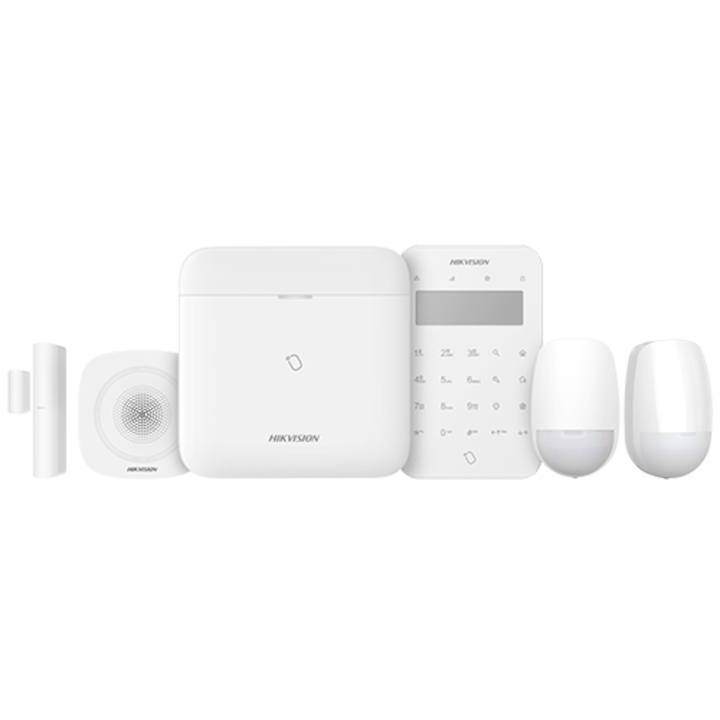 Дали алармиращата безжична система AX PRO, LAN + Wi-Fi + 3G / 4G - HIKVISION DS-PWA96-Kit2-WE