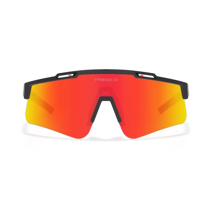Поляризирани слънчеви очила за колоездене, UV400 защита, оранжеви