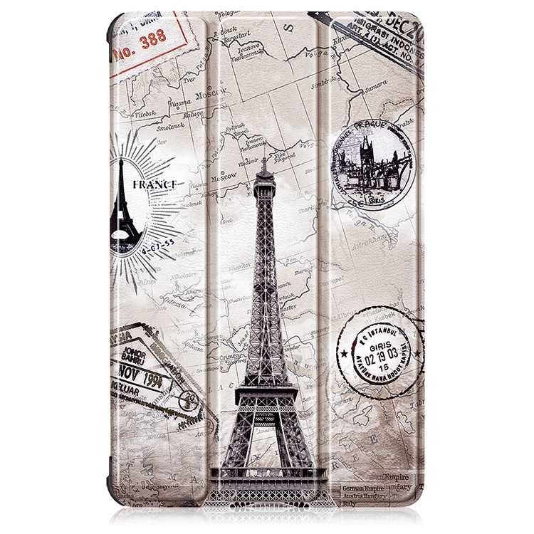 Husa Natty Pell Premium Smart Cover Slim pentru Samsung Tab A8 10.5 inch (2021) SM-X200 / X205 / X207 - Turnul Eiffel