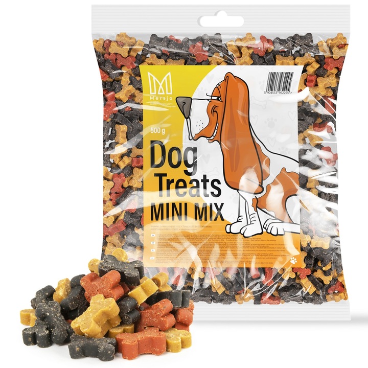 Бисквити за кучета Mersjo и награди MINI MIX, 500гр