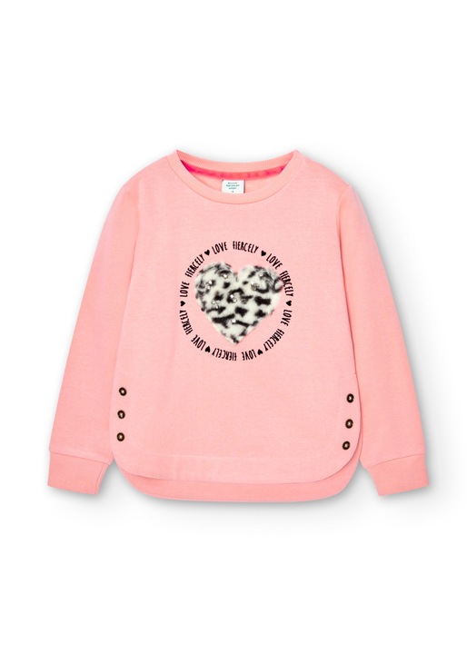 Tricou copii, Boboli, Bumbac, Roz