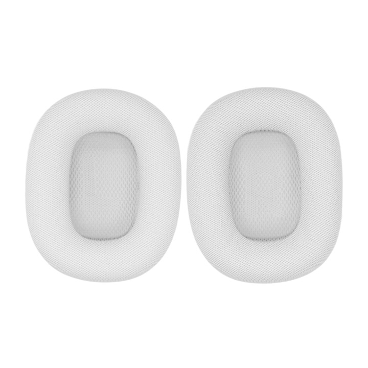 Комплект от 2 резервни гъби за слушалки, съвместими с Apple AirPods Max, Over-Ear - бели