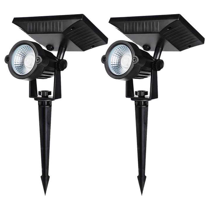 Set 2 Lampi Solare Exterioare KkvoGmle, Impermeabile, Lumina Calda