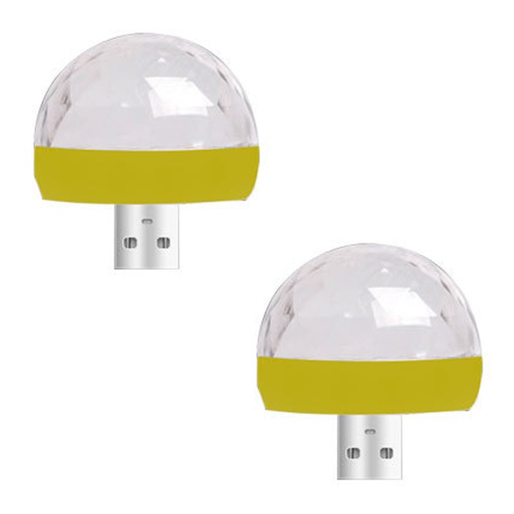Minge disco mini USB, Peysaitr, activare son, multicolor, 3 ani