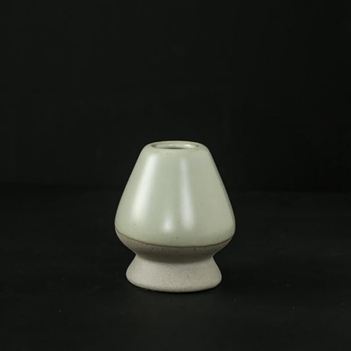 Set de ceai Matcha, Bambus/Ceramica, 7 bucati, Verde