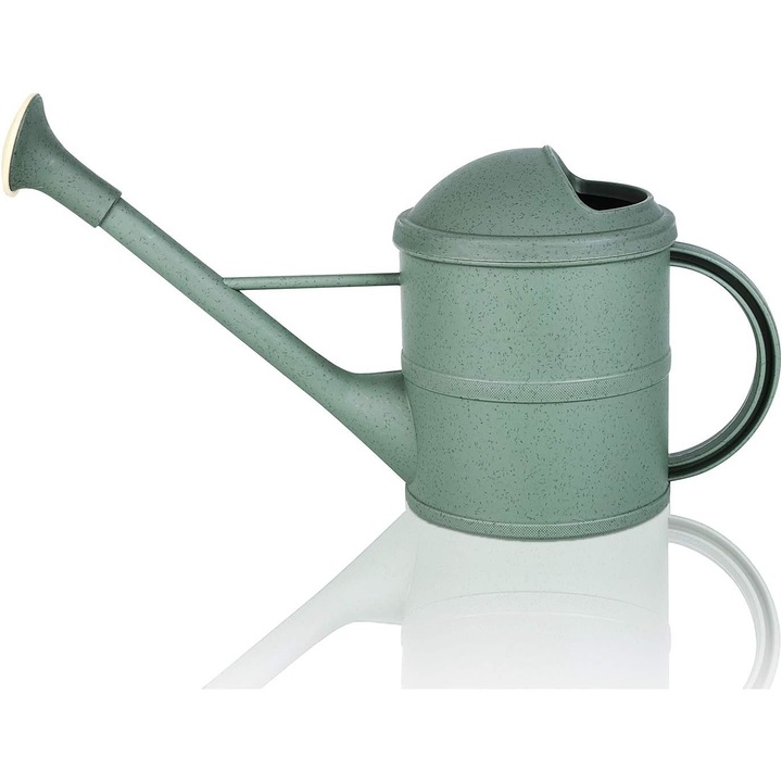 Stropitoare QttvbTna, capacitate 1.6L, duza lunga, cap detasabil, verde