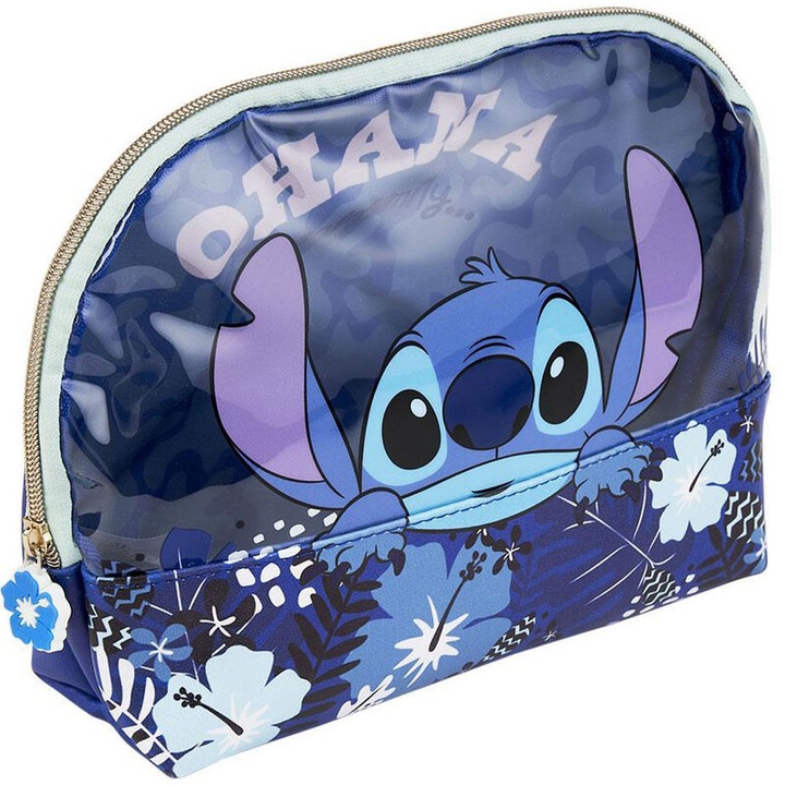 Disney Stitch pénztárca, Cerda, poliuretán, 22,6 x 18,6 x 8 cm, többszínű