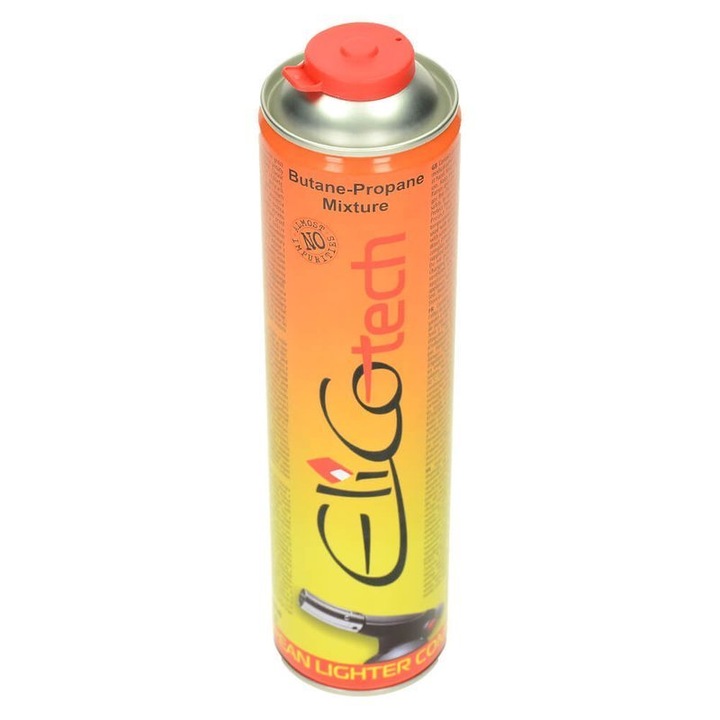 Univerzális gázpatron - menet 7/16" gázégőkhöz és forrasztópisztolyokhoz 600 ml, 336g Eliotech