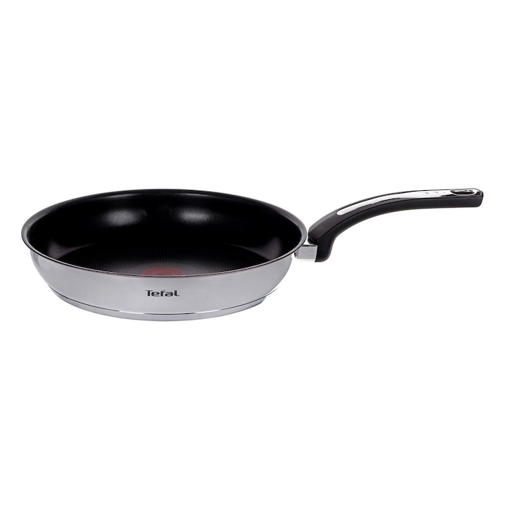 Тиган, Tefal, 28 см, стомана, сребрист