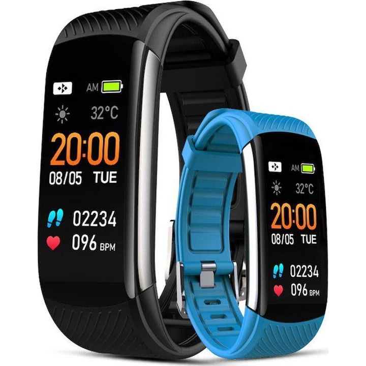 Smartwatch Tradesor Z85 MAX, 3 bratari, AMOLED 2.1'', IP68, Black