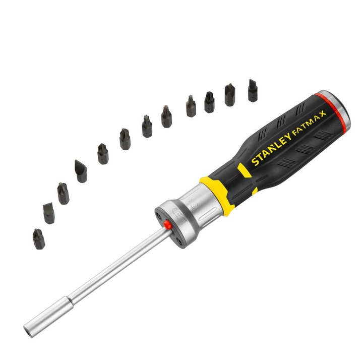 Отвертка с 12 бита, Stanley, Phillips, 62-689, многоцветна